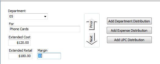 2. Distribution Entry Changes