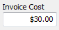 4. Invoice Cost