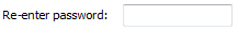 2.  Re-enter Password