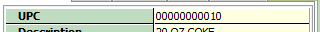 1. UPC Codes